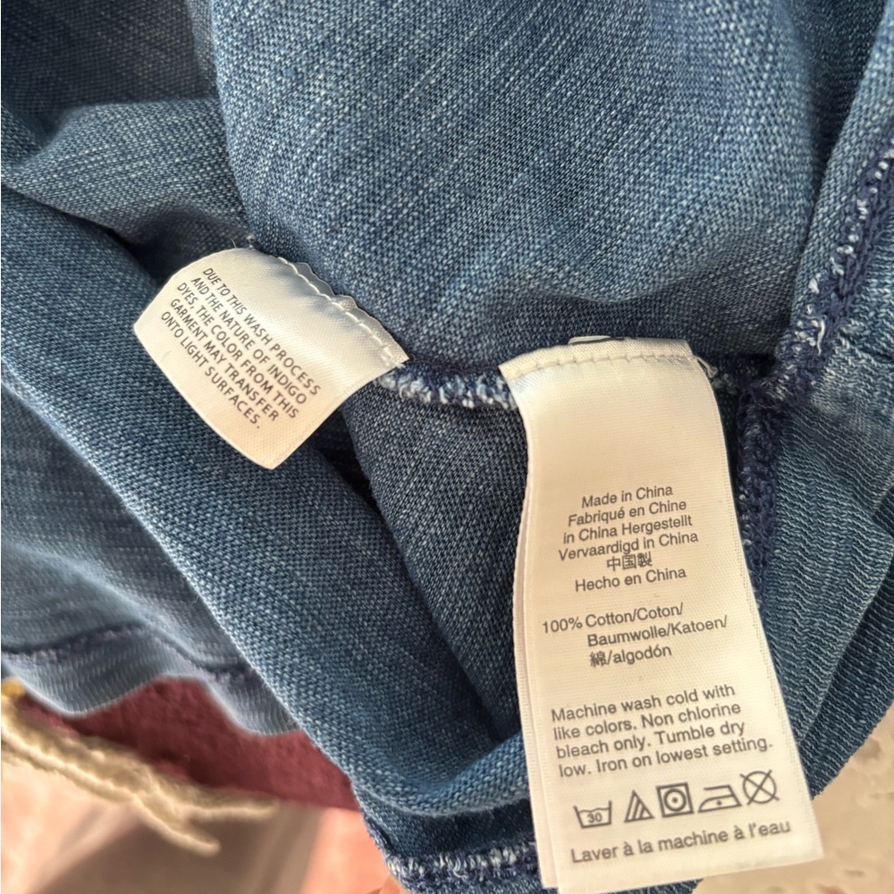 Madewell Men's 100% Cotton Blue Pocket T-Shirt M - Picture 4 of 4